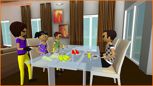 Virtual Stickman Family Life Adventure screenshot