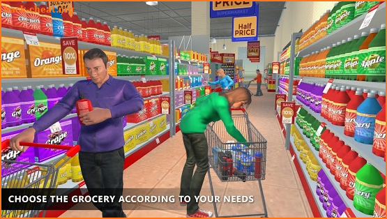 Virtual Supermarket Grocery Cashier 3D Family Game screenshot
