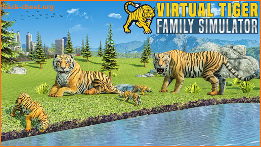 Virtual Tiger Family Simulator: Wild Tiger Games screenshot