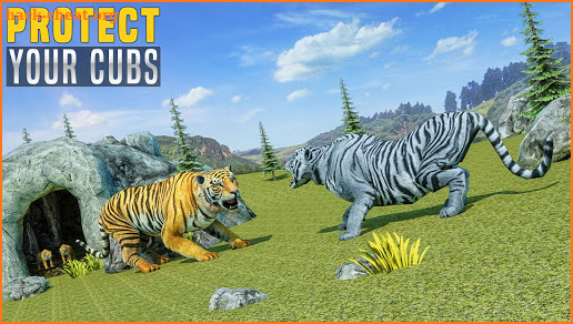 Virtual Tiger Family Simulator: Wild Tiger Games screenshot