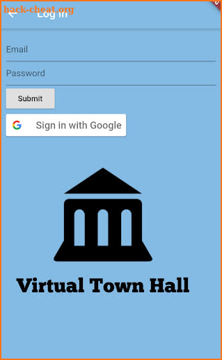 Virtual Town Hall screenshot