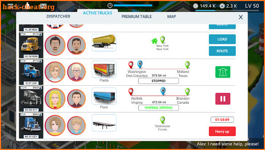 Virtual Truck Manager - Tycoon trucking company screenshot