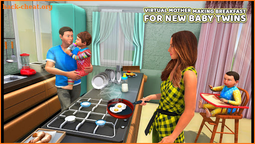 Virtual Twins Baby Happy Mother Family Simulator screenshot