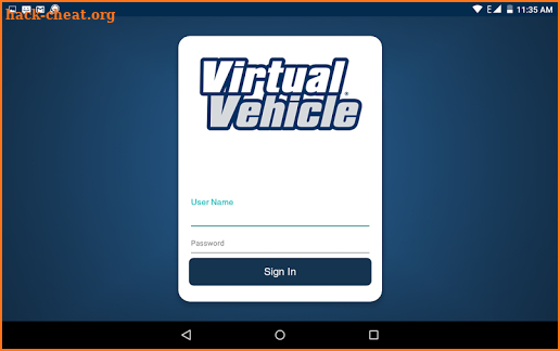 Virtual Vehicle screenshot