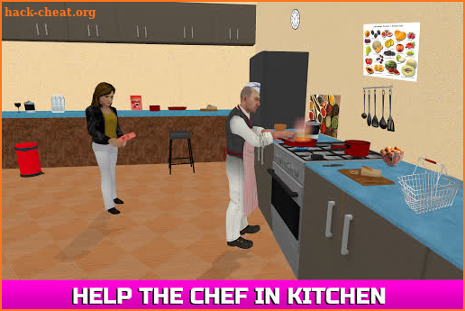 Virtual Waitress Simulator: Hotel Manager Game screenshot
