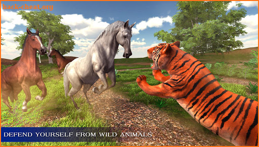 Virtual Wild Horse Family Sim : Animal Horse Games screenshot