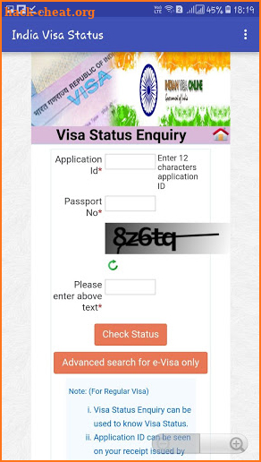 Visa Check Status App :Online Visa Status Tracking screenshot