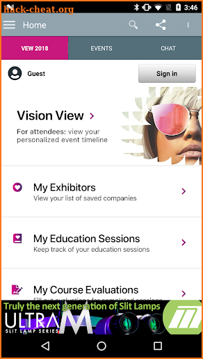 Vision Expo West screenshot