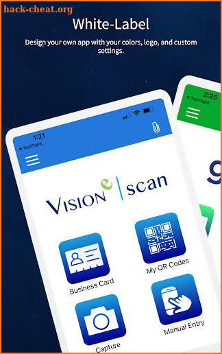 Visione Digital Business Cards screenshot