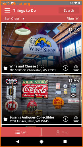 Visit Charleston WV screenshot