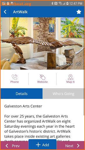 Visit Galveston screenshot