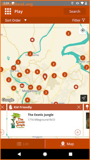Visit Mountaineer Country screenshot