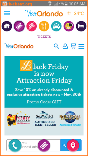Visit Orlando Destination App screenshot