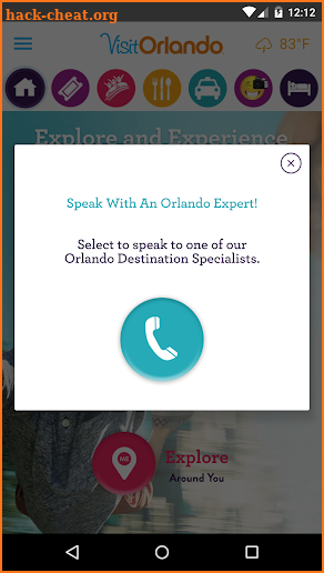 Visit Orlando Destination App screenshot