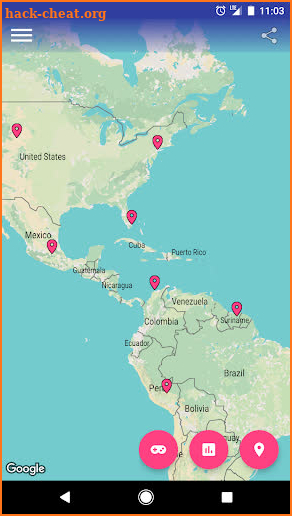 Visited Cities screenshot