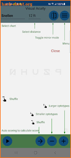Visual Acuity Charts screenshot