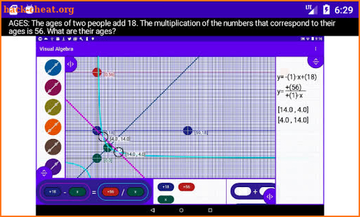 Visual Algebra screenshot