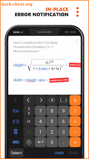 Visual Calculator screenshot