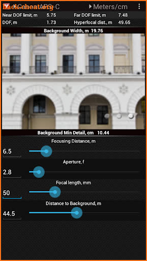 Visual DOF Pro screenshot