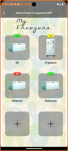 Visual Freezer Inventory screenshot