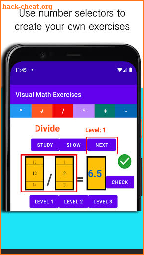 Visual Math Exercises screenshot