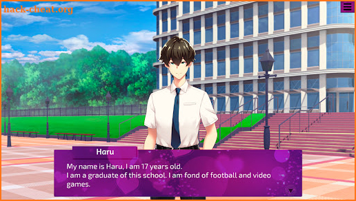 Visual Novel Anime Girl Story screenshot
