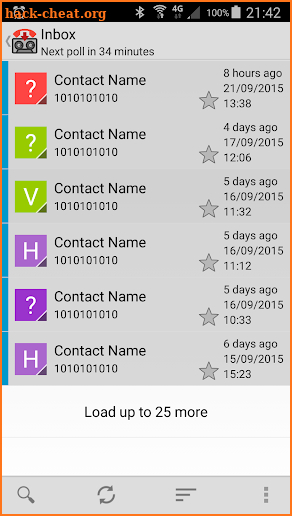 Visual Voicemail screenshot