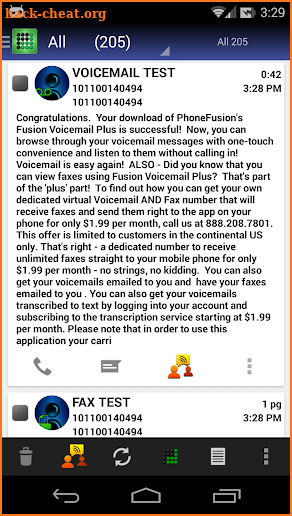 Visual Voicemail Plus screenshot