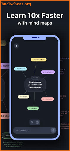 VisualMind: AI MindMap/Chatbot screenshot