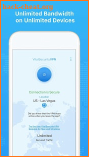 VitalSecurity VPN screenshot