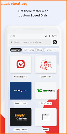 Vivaldi Browser Beta screenshot