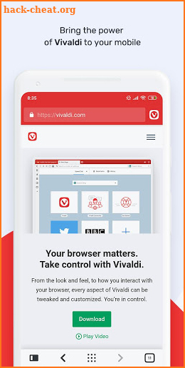 Vivaldi Browser Snapshot screenshot