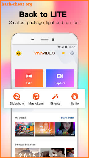 VivaVideo Lite: Video Editor & Slideshow Maker screenshot