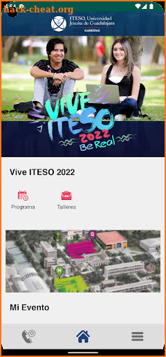 Vive ITESO screenshot