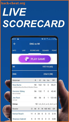 Vivo IPL 2020 - Live Score screenshot