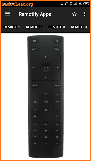 VIZIO TV Remote Control (All in One) screenshot