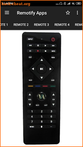 VIZIO TV Remote Control (All in One) screenshot