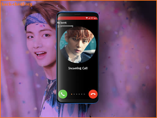 V/kim Taehyung -Bts call me now screenshot
