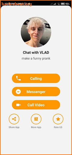 Vlad A4 Fake call Video and chat screenshot