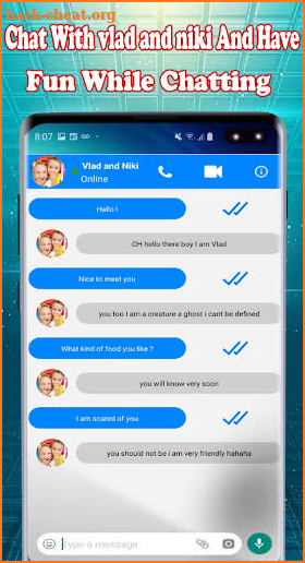 Vlad and Niki Fake Call Video + Chat 2020 screenshot