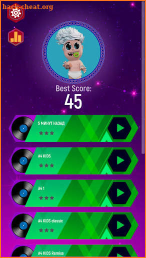 Vlad Bumaga A4 Game Tiles Hop Songs screenshot