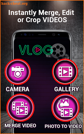 Vlog Video Merger & Editor  - Filters & Stickers screenshot