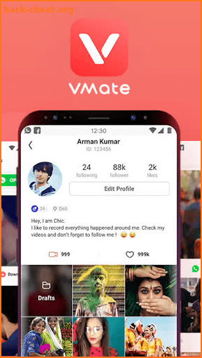 VMate 2019- Best Video Tube Mate& Video Downloader screenshot