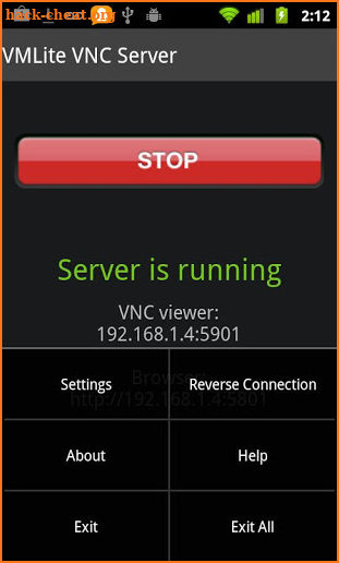 VMLite VNC Server screenshot