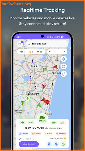 VMTrackers GPS+Mobile Tracking screenshot