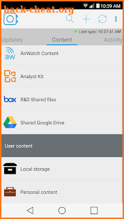 VMware Content Locker screenshot