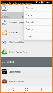 VMware Content Locker screenshot