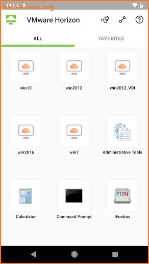 VMware Horizon Client screenshot
