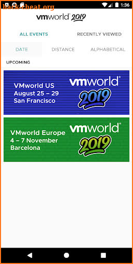 VMworld 2019 screenshot