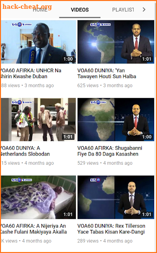 VOA Hausa Radio Live screenshot